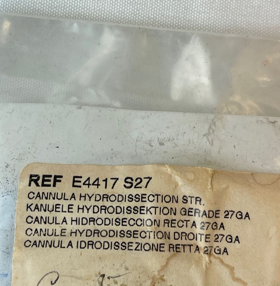 STORZ E4417 S27 Set of 3 Hydrodissection Cannulas Curved 27 Gauge Ophthalmology — photo 2