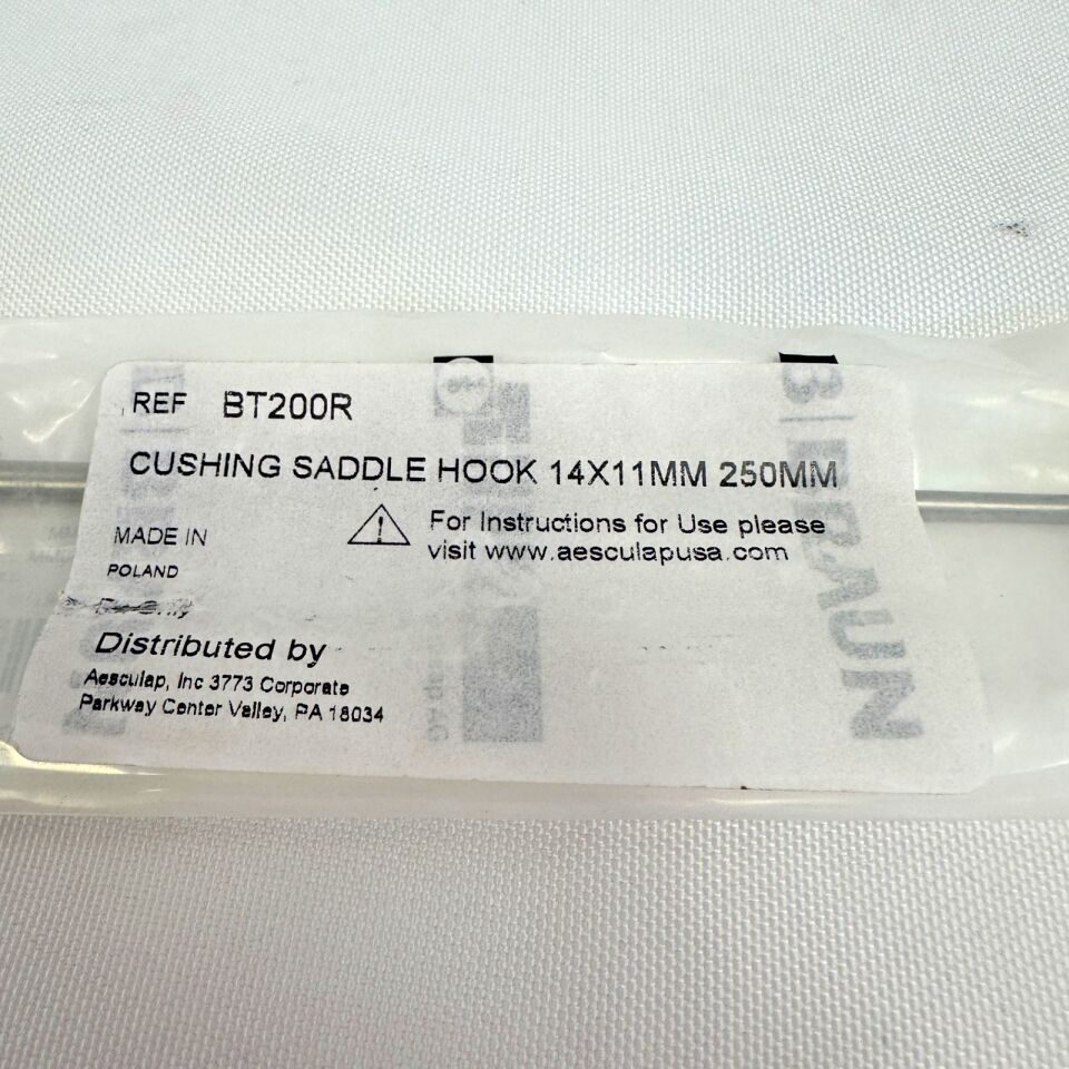AESCULAP BT200R Cushing Saddle Hook 14 X 11 MM 250MM — photo 3
