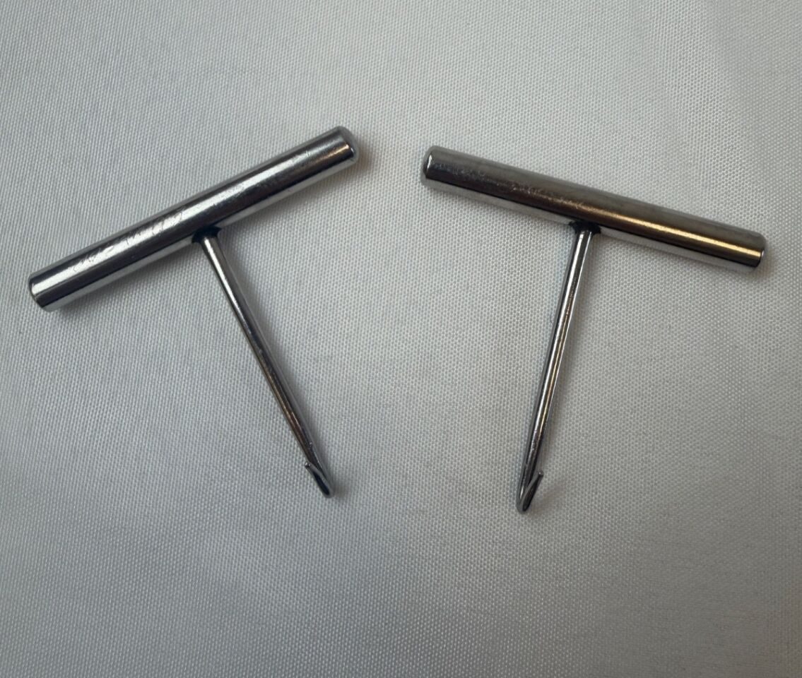 SKLAR  Pair of Gigli Saw Solid T-Handles Orthopedic Neurology