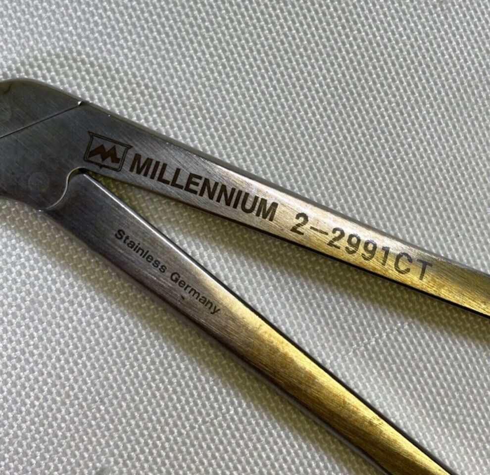 MILLENNIUM SURGICAL 2-2991CT Weil Blakesley Forcep Straight 4mm Through Cut ENT — photo 2