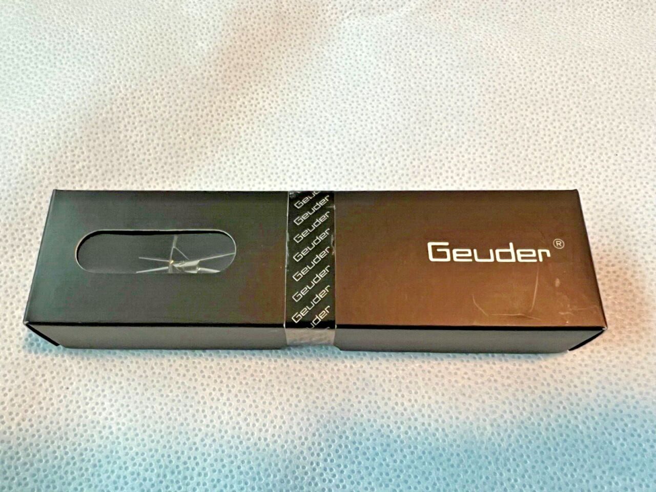 GEUDER G-17463 0.6mm x 0.3mm Tips Barraquer Straight Needle Holder w/ Lock — photo 1