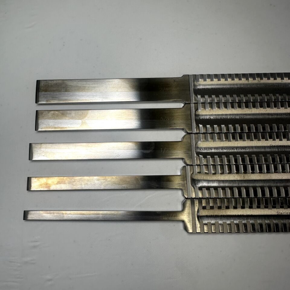 CODMAN KARLIN 46-3070 Straight Stiletto Chisels Set of 5 w/ Case — photo 4