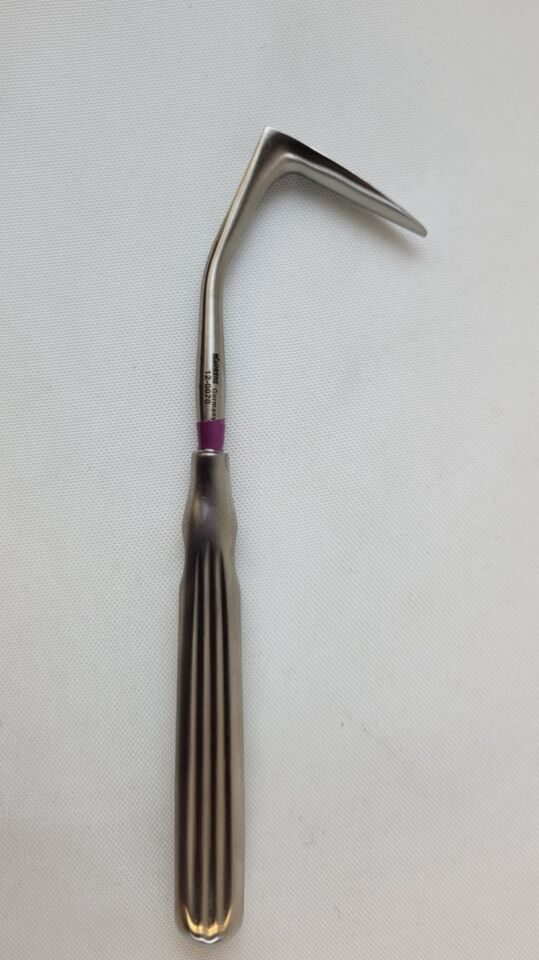 W. LORENZ 12-0070 Aufricht Retractor 45mm x 10mm Blade Stainless Steel ENT