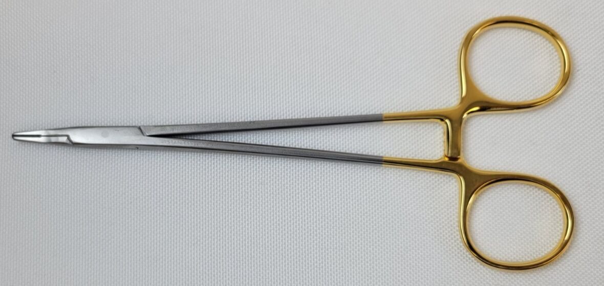 SYMMETRY 36-3007 Ryder Needle Holder, Smooth Jaw w/ Tungsten Carbide Inserts, 6" — photo 1