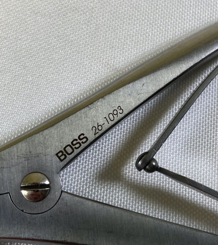 BOSS INSTRUMENTS 26-1093 3mm 9" Leksell Rongeur Angled 15deg Jaws 7mm x 16mm — photo 2