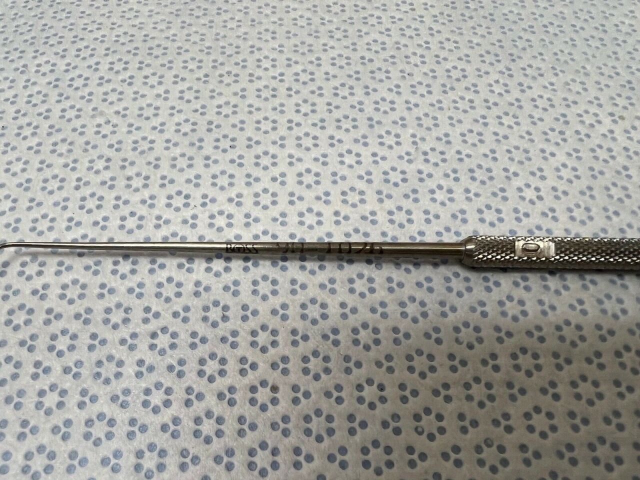 BOSS 90-1026 6" Curved Buck Ear Curette ENT — photo 2