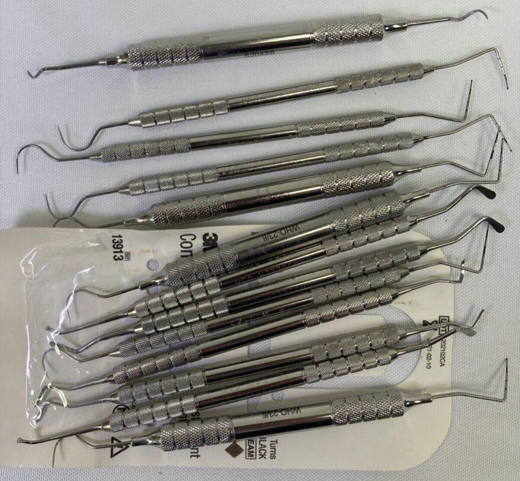 Dental Picks Scalers Probes Mirrors Dentistry Over 100 Pieces Instrument Lot — photo 2