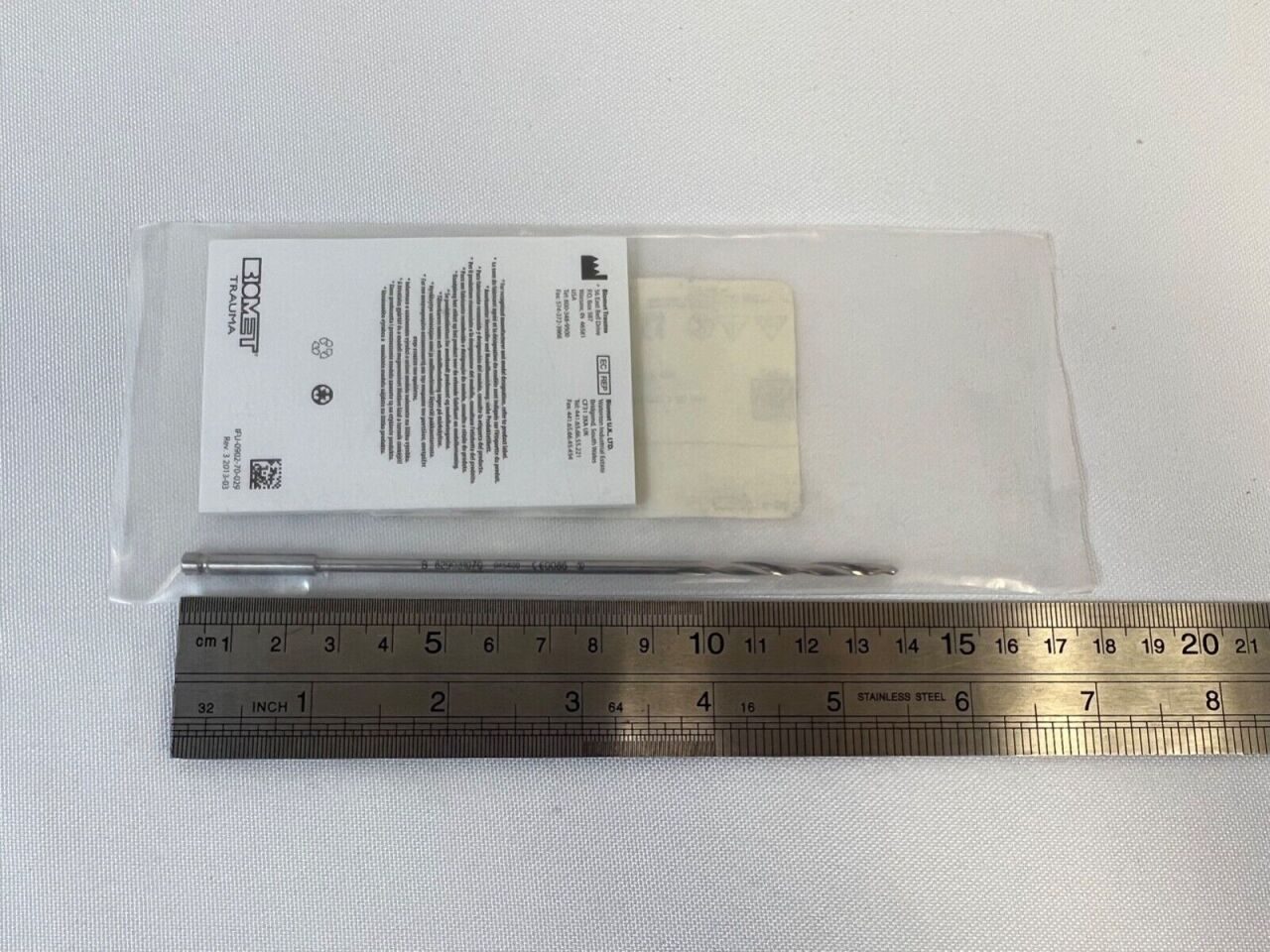 DEPUY BIOMET 8290-31-070 S-Couple Drill Bit 2.9mm X 70mm — photo 3