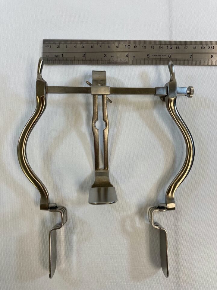 German Stainless Judd-Mason w/ Center Blade Urology Bladder Suprapubic Retractor — photo 8