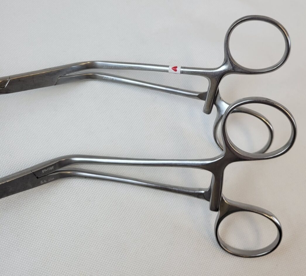 CODMAN 37-1025 1x2 Teeth 7-3/4" Set of 2 Lambert-Kay Classic Aorta Clamp — photo 3
