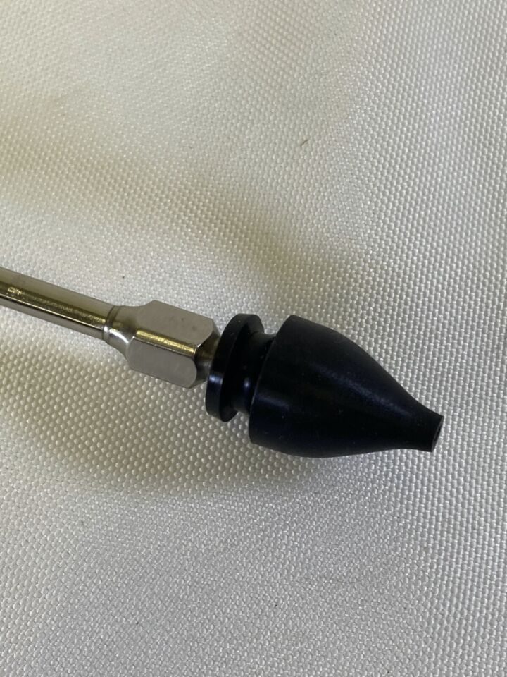 R. WOLF 8378 Cohen Intrauterine Cannula w/ 3 Rubber Acorn Adapters OBGYN — photo 9