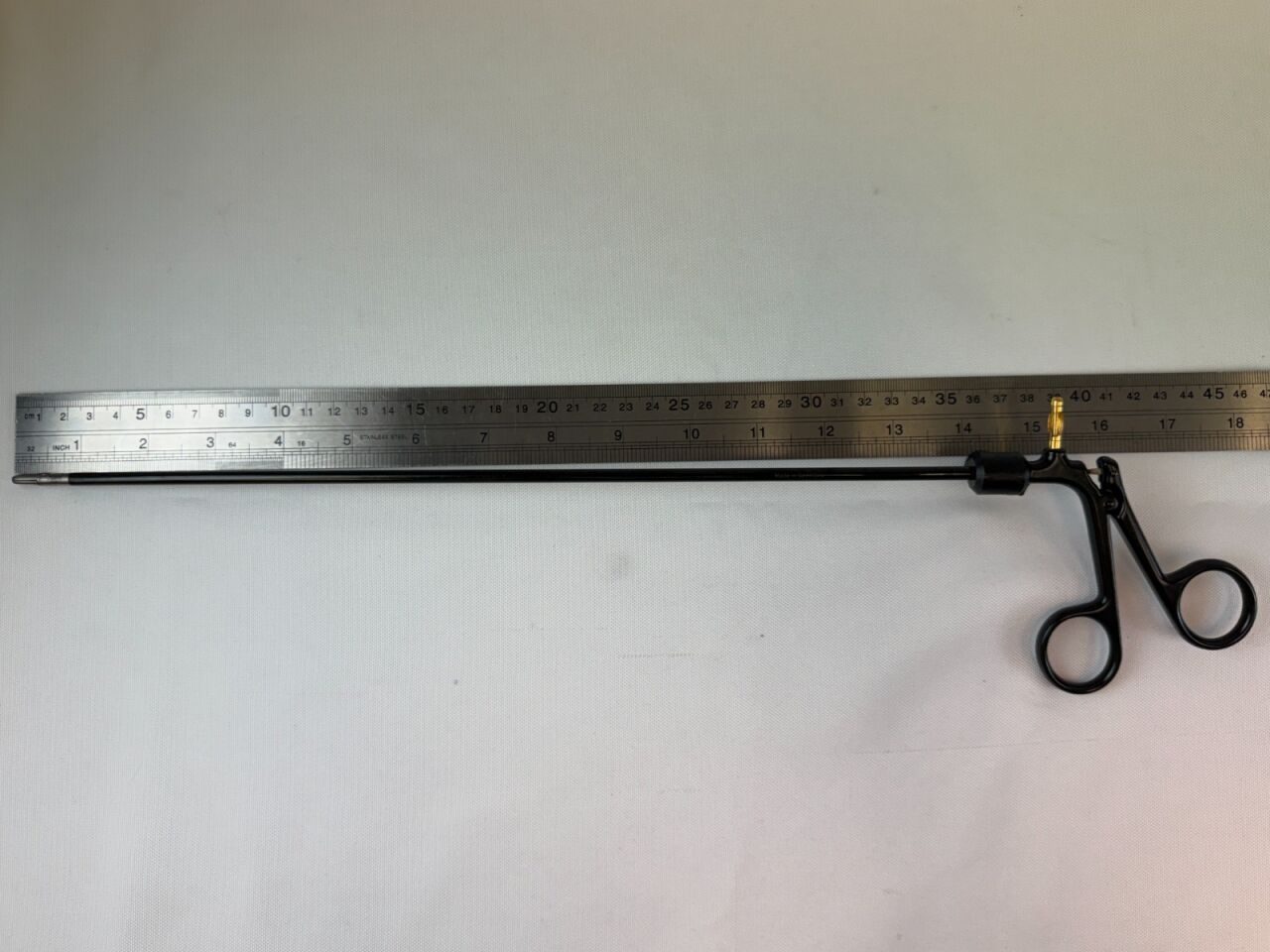 AMBLER J635-1 Laparoscopic Fenestrated Double Action Forcep 5mm x 35cm — photo 10