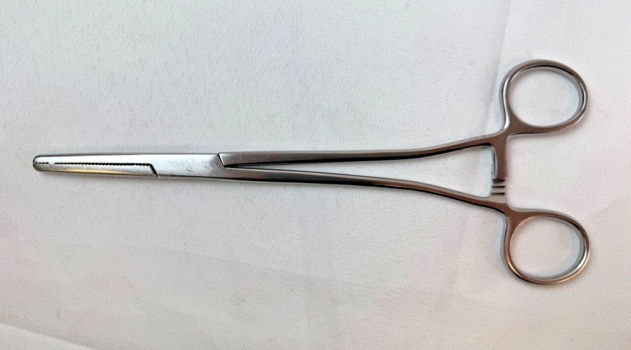 CODMAN 30-5800 Heaney-Rezak Hysterectomy Forcep Single Tooth Straight 8.5"