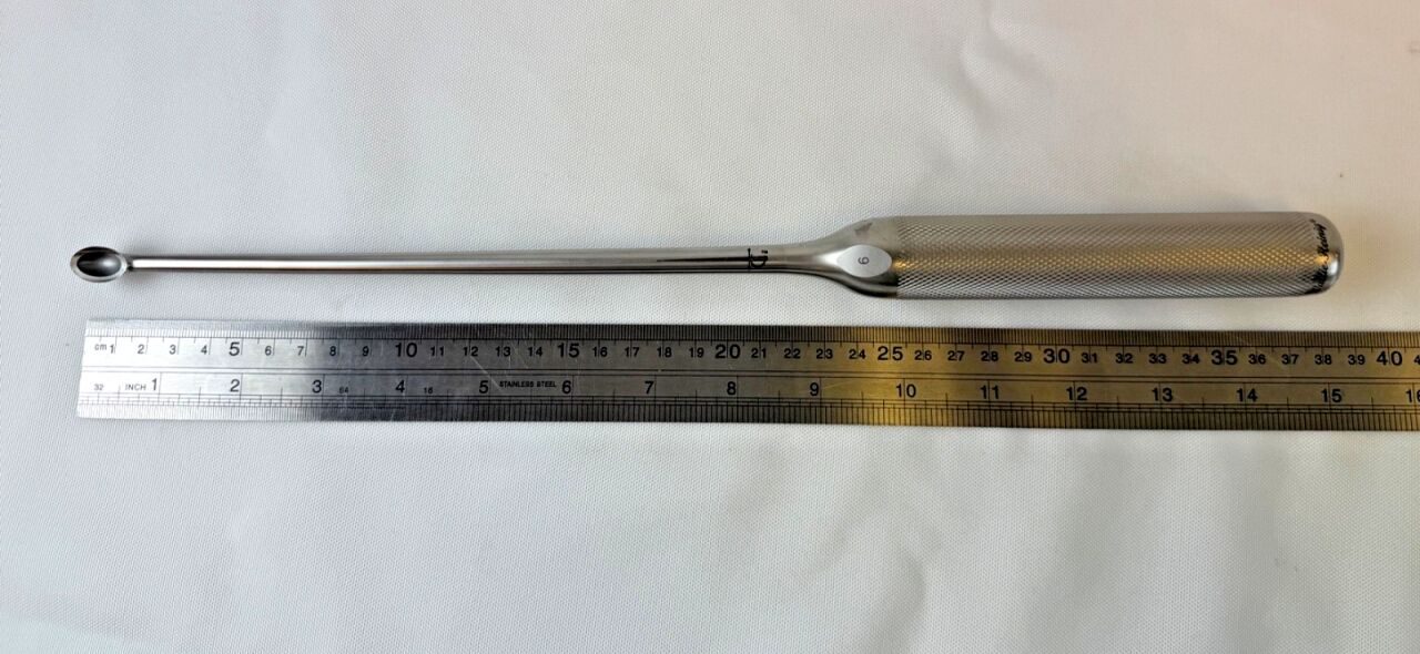 WALLIE HEINIG Lenox Maclaren Size 6 Straight Curette 11mm x 18mm Cup 15" — photo 6