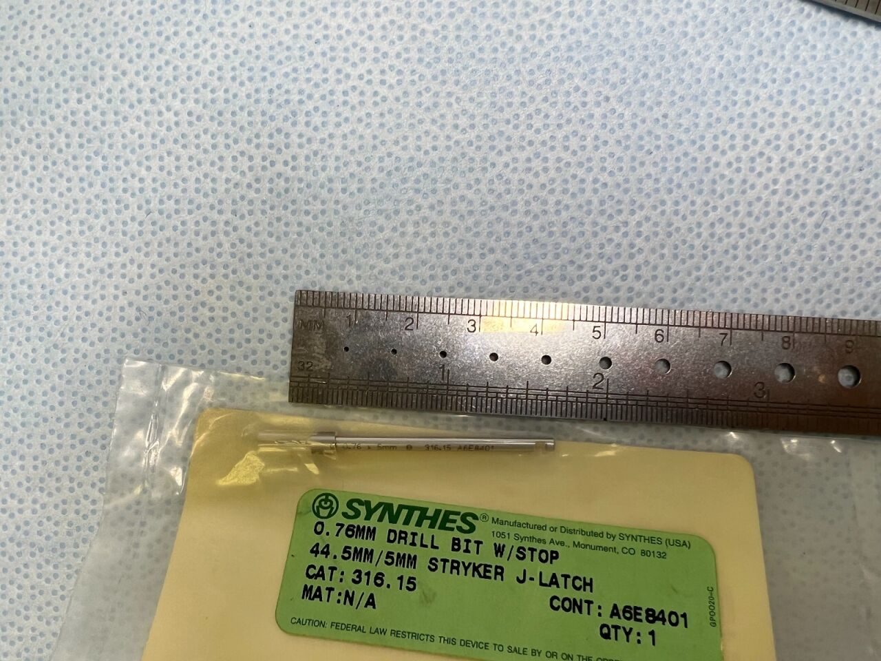 SYNTHES 316.15 Drill Bit — photo 1