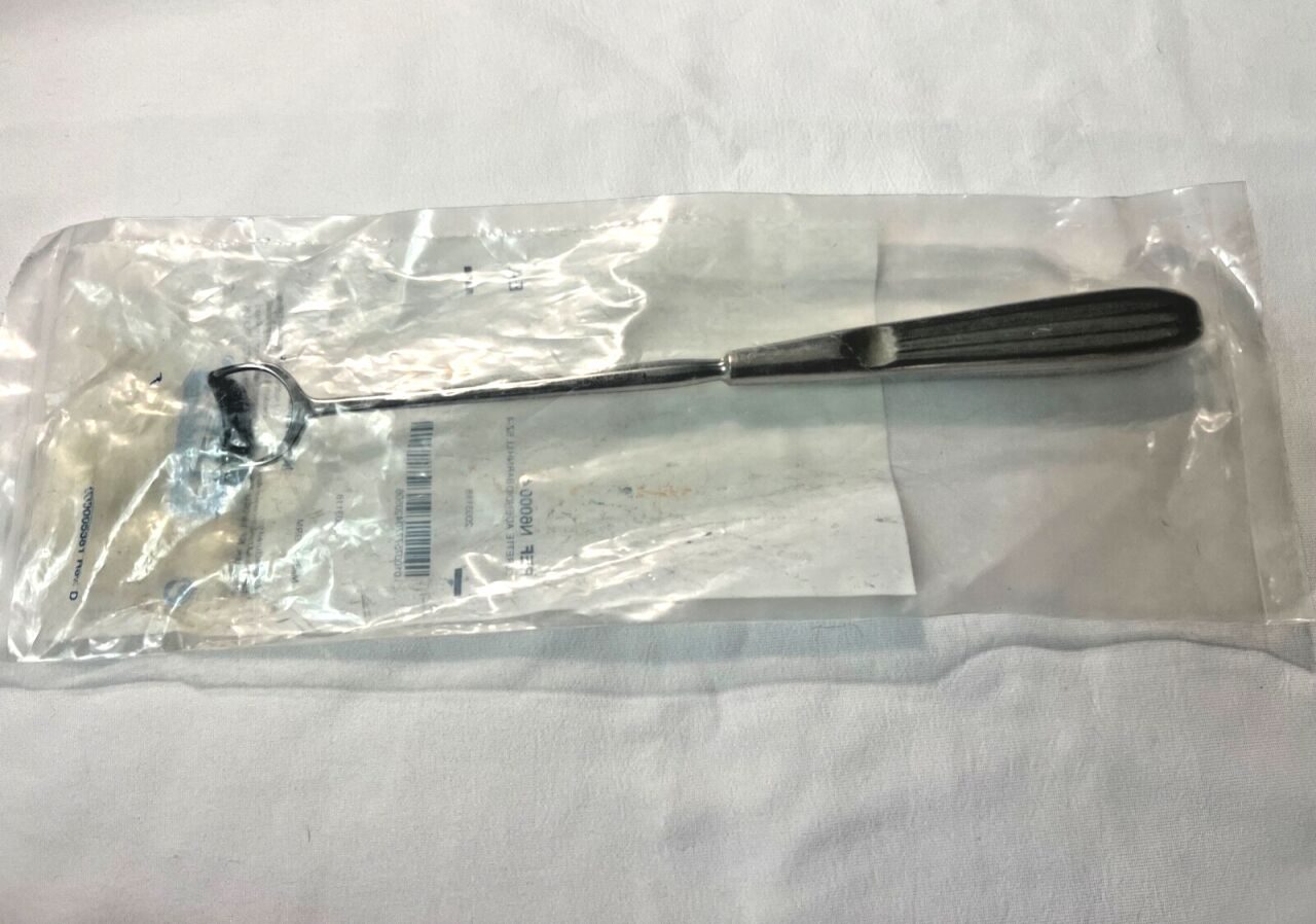 BAUSCH & LOMB N6000 4 Barnhill Adenoid Curette 18mm Cut 21x22mm Tip 8.8" L
