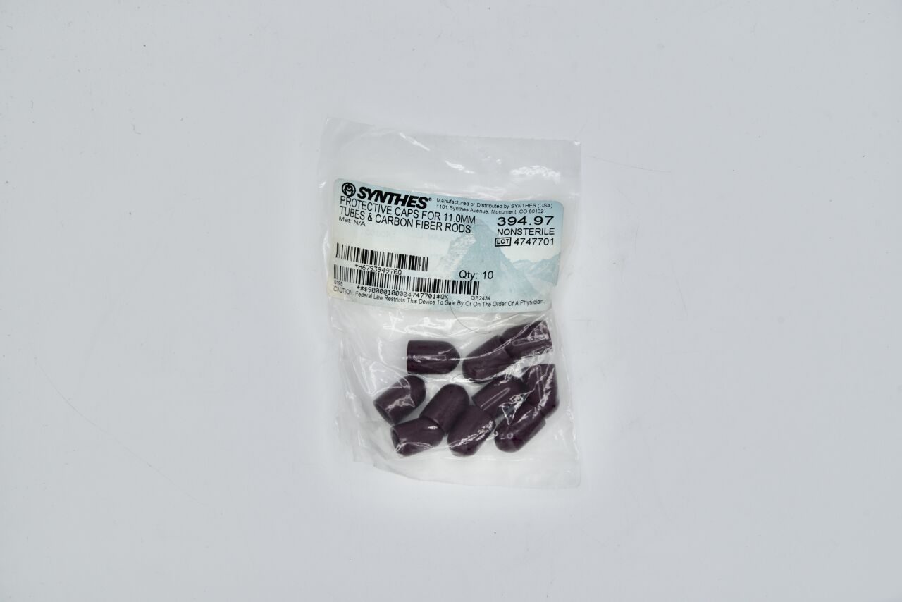 SYNTHES 394.97 PROTECTIVE CAPS FOR 11.0 mm TUBES & CARBON FIBER RODS
