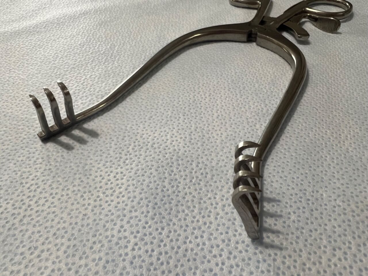 ZIMMER 3045-02 Straight Weitlaner Retractor 3X4 Blunt Prongs 7-1/2" Length — photo 4