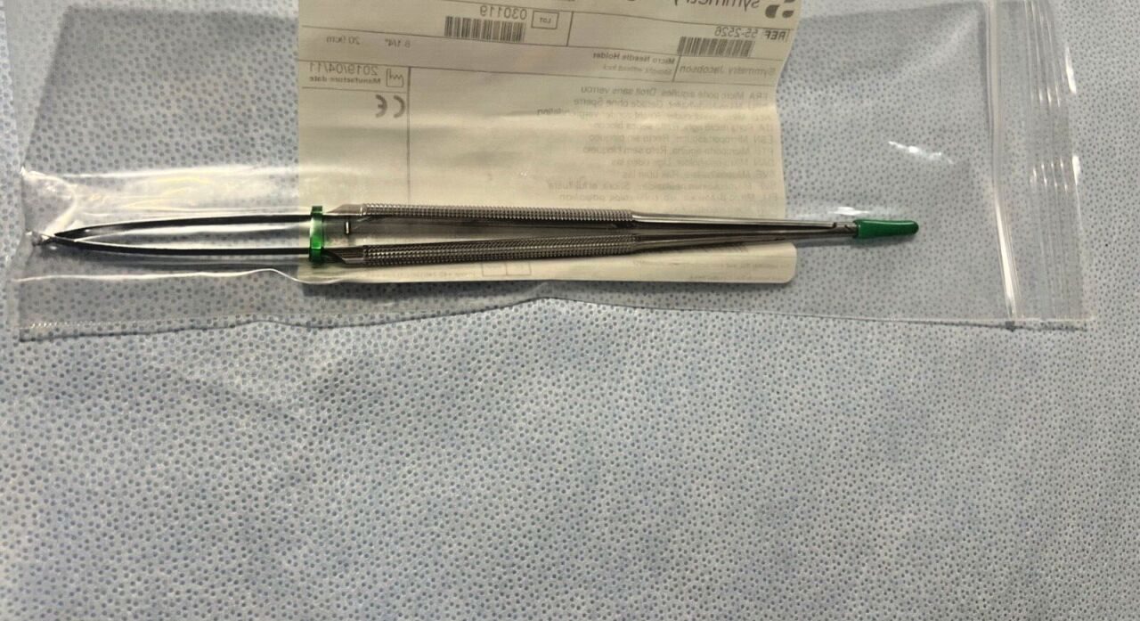 SYMMETRY 55-2526 Straight Jacobson Micro Needle Holder w/Out Lock 8-3/4" Length — photo 1