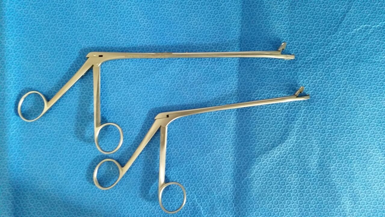 MILTEX 30-1486 Wittner Uterine Biopsy Forceps Curved Left Lot of 2 — photo 4