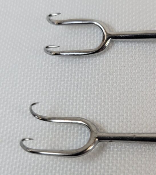 KARL STORZ N-4727 Joseph Double Prong Surgical Hook 6.25" ENT (Set of 2) — photo 3