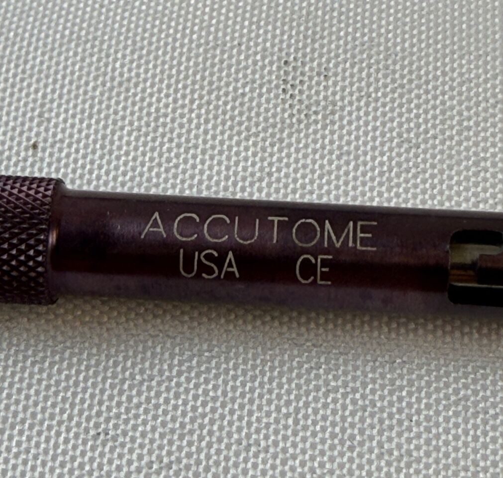 ACCUTOME AE7695 Diamond Knife w/ Sterilization Case — photo 6