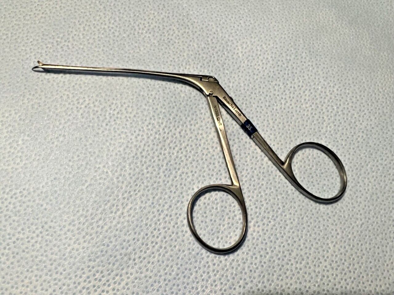 BAUSCH & LOMB 1705 QHR Curved Right 5mm X 5.3" House-Bellucci Alligator Scissors