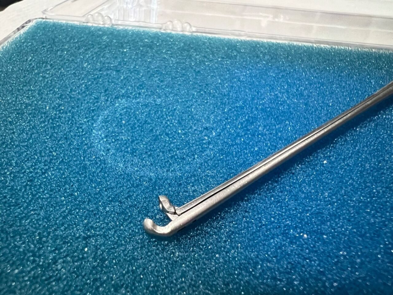 KARL STORZ N970 3-1/4" Hartman-Herzfeld Mini ENT Cup Forceps w/ Case — photo 3