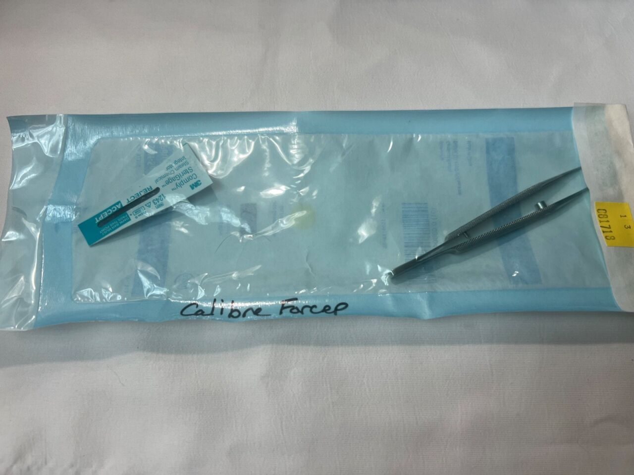 STORZ E3195 Girard Corneoscleral Colibri Right Forceps 0.12mm 1x2 Teeth — photo 7