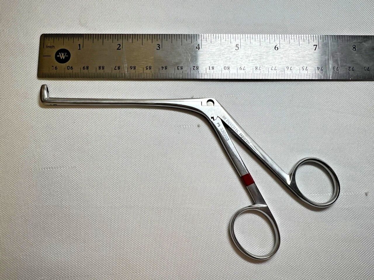 INVOTEC EXPLORENT 330203 90deg Upcurved 3mm/5mm Blakesley-Wilde Nasal Forceps — photo 6