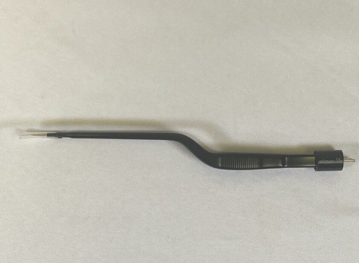 ELLMAN ACBF-022 Gerald Bayonet Non-Stick Bipolar Forceps 1.0mm x 7.25"