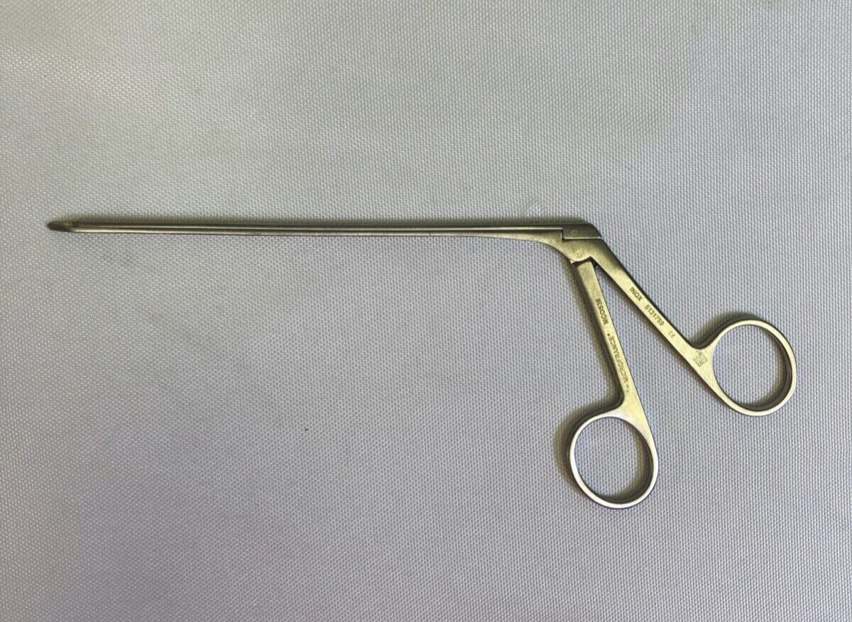 MICROFRANCE INTEGRA MCOS36 Selesnick Micro Scissor Forceps Curved Right 7mm ENT — photo 1