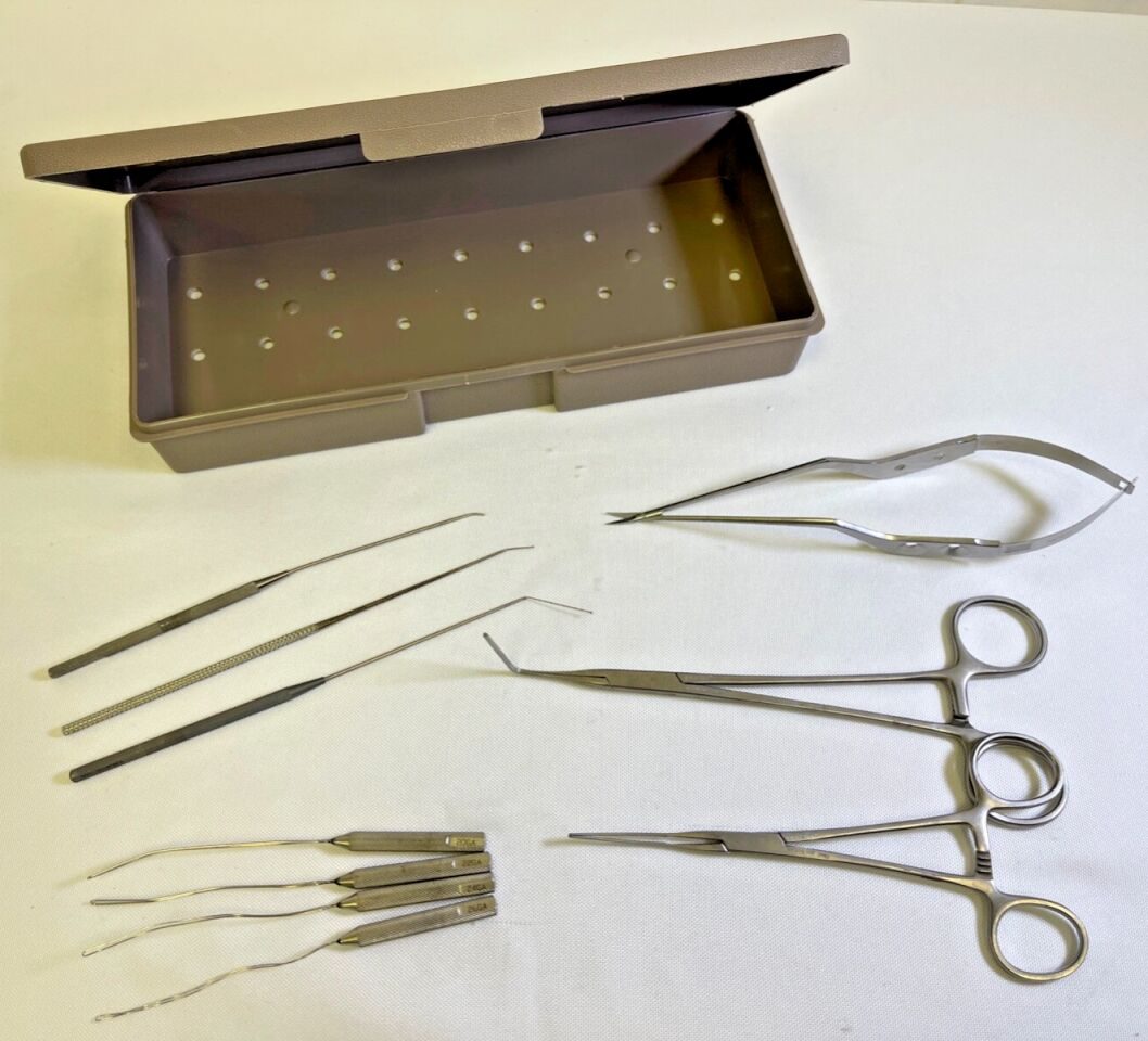 V. MUELLER  10 Piece SSI Cardiovascular Set Endarterectomy Spatula Ball Probes