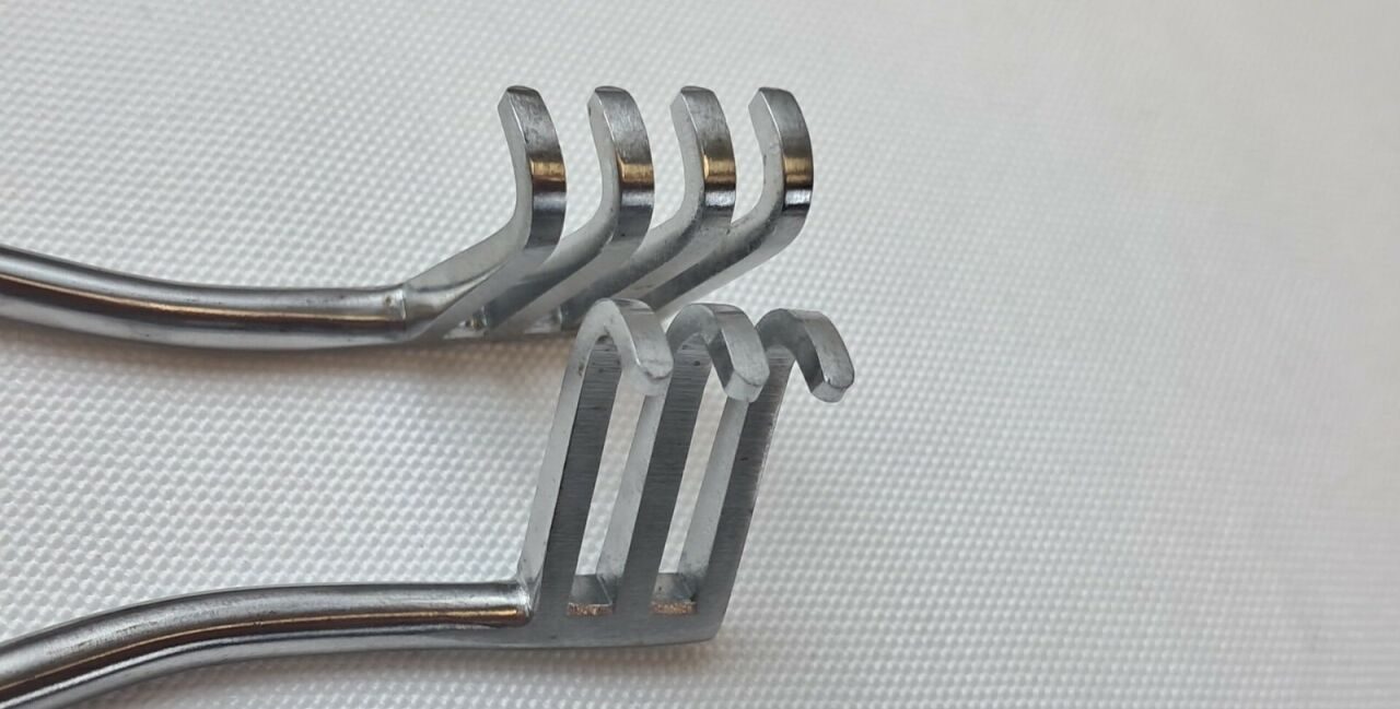 MILLENNIUM 1-615 Lot of 2 Weitlaner Retractor 8" 3x4, Blunt — photo 7