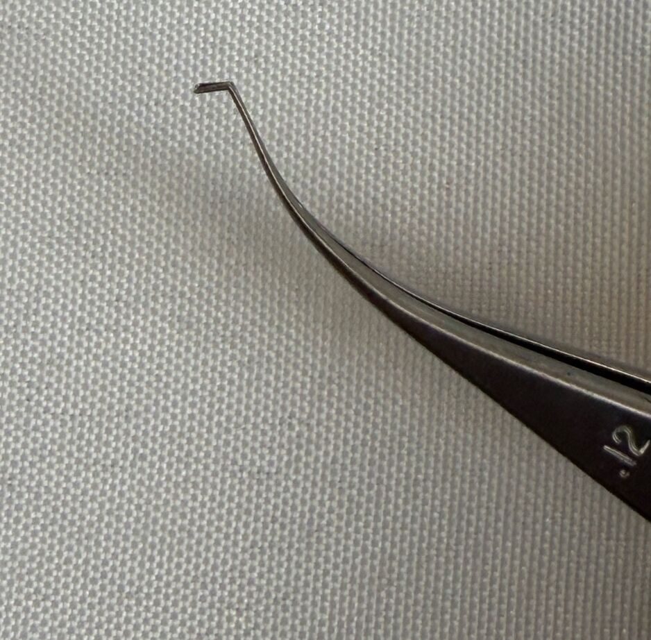 KATENA K5-1900 1x2 Teeth 0.12 Tips Castroviejo Colibri Forceps Very Delicate — photo 6