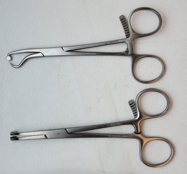 GSOURCE 5 & 5 1/2" Plate and Bone Holding Forceps