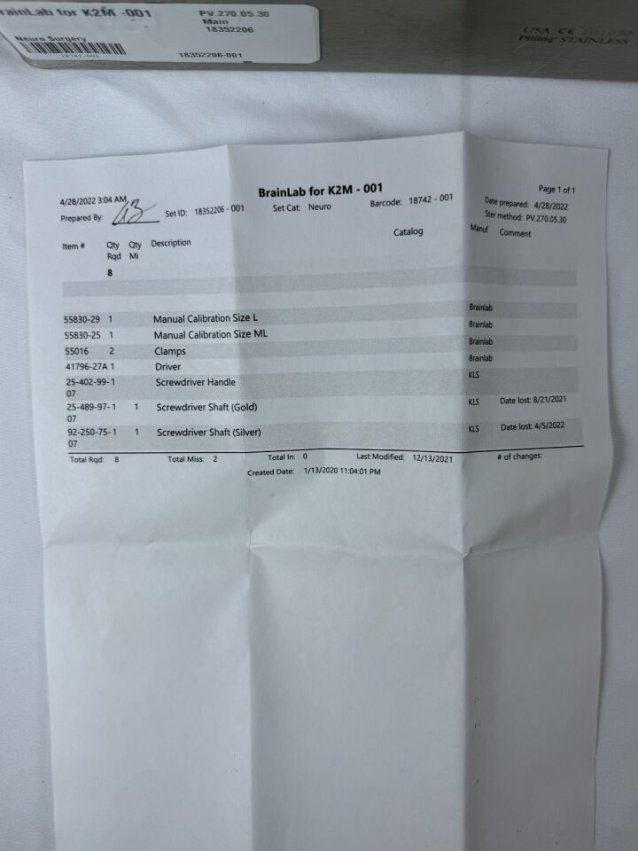 BRAINLAB Spinal Instruments Lot of 6 Neuro — photo 7