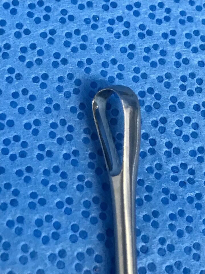 SURGICAL DIRECT SD15520-01 Size 1 Sharp 10" Oval Cone Curette Spine Neuro — photo 6