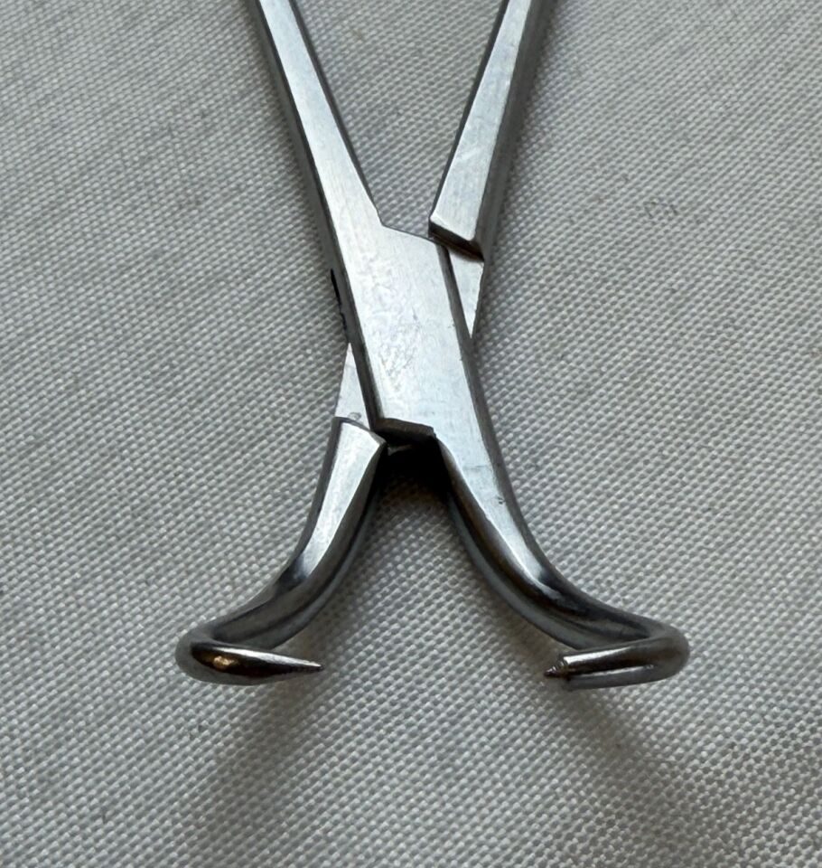 DEPUY ACE 13576 Ratchet 130mm Bone Reduction Forceps w/ Points — photo 4