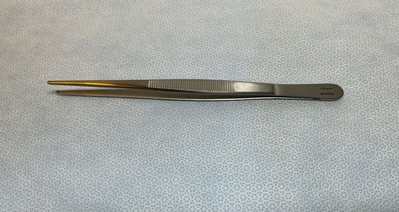 V. MUELLER SU2335A Tissue Forceps 1x2 Teeth 8-1/4"