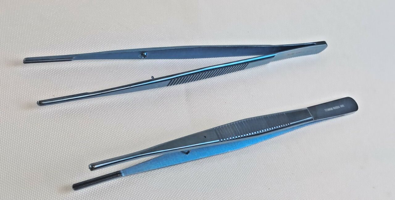 PILLING 359028 Lot of 2 DeBakey Thoracic Tissue Forceps — photo 5