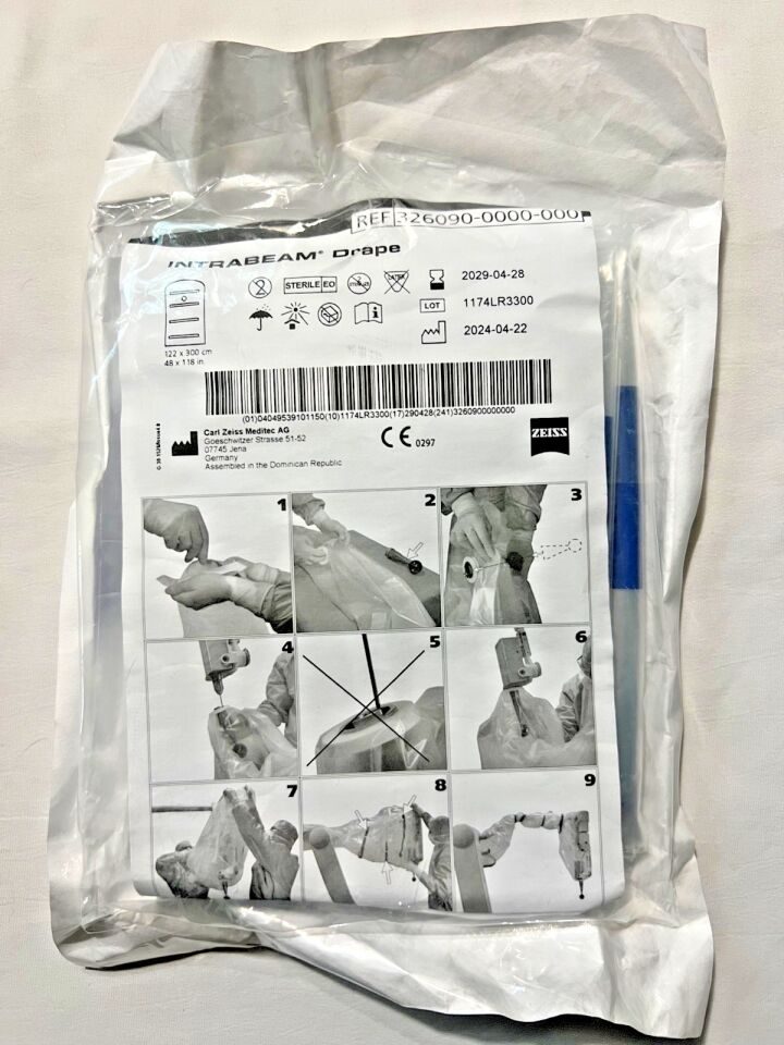 ZEISS 3260900000000 Intrabeam Surgical Drape 48" X 118"