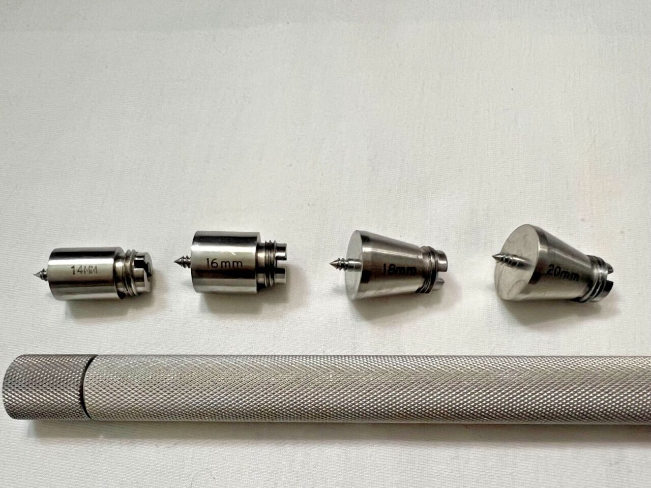 CODMAN 9811N Set Of 5 Bone Graft Impactor w/ 14/16/18/20mm Accessories — photo 2