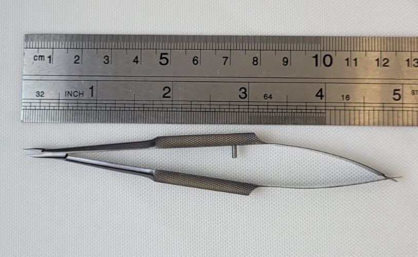 SOLOS U.S.A. ST2056 Castroviejo Needle Holder Spring-Action Precise Jaws — photo 8