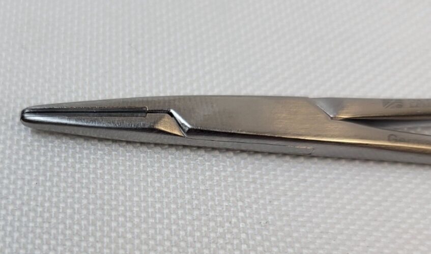 PADGETT P2405 TC Webster Needle Holder, Straight, Smooth Jaws, 4.5" — photo 2