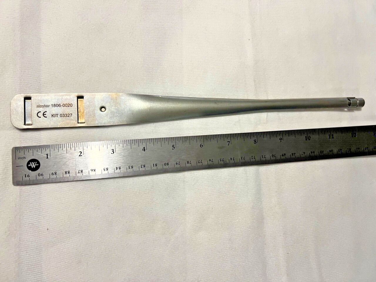 STRYKER 1806-0020 Orthopedic Guide Ruler 12-1/2" Length — photo 6