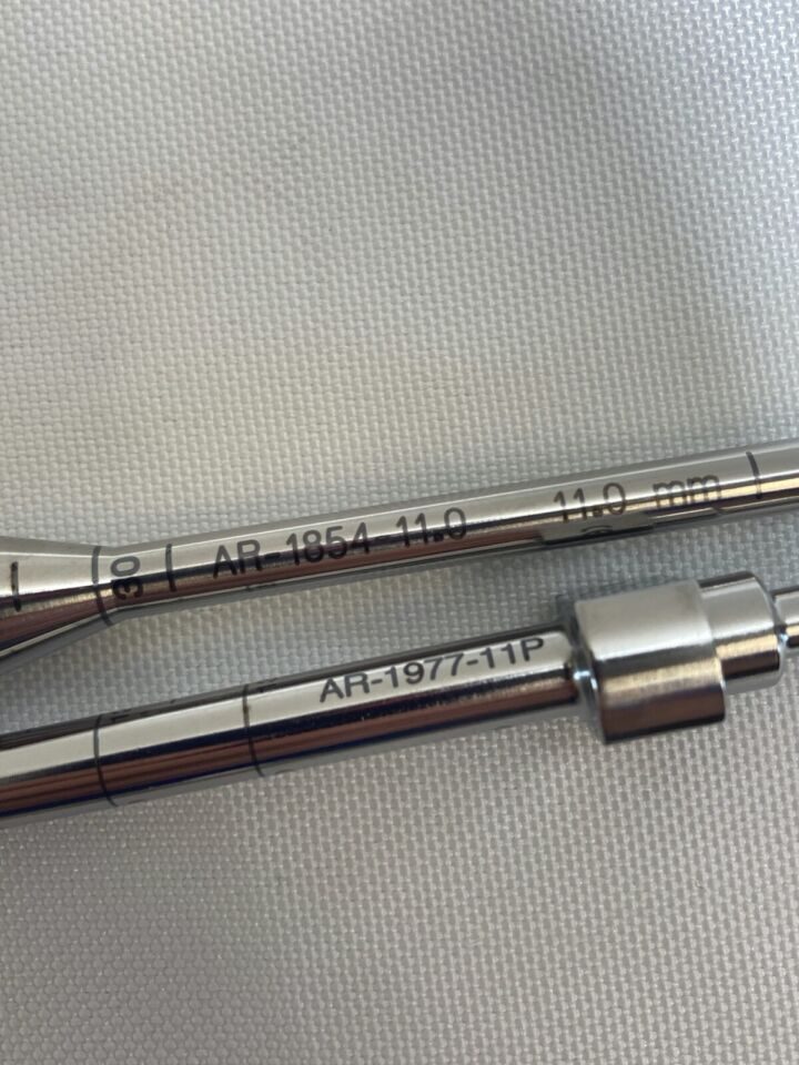 ARTHREX Extras 11/11.5/12mm Tunnel Hooks & Dilators Arthroscopic Transfix II ACL Reconstruction Set — photo 12
