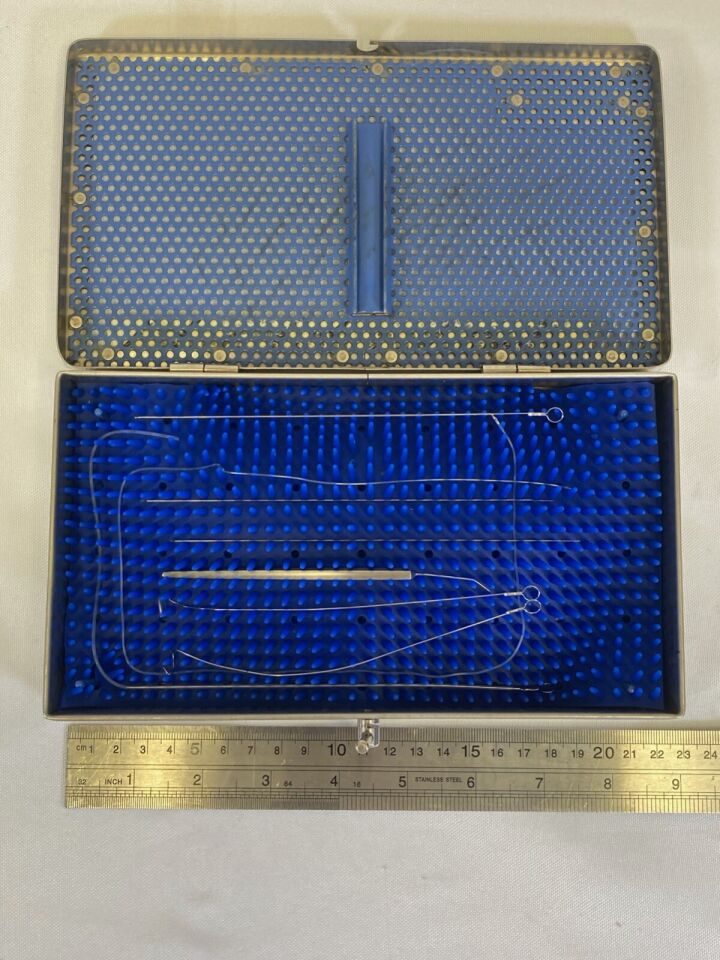 GREISHABER  Eyelid Laceration Cannulas & Tubing w/ Sterilization Case - Set of 7 — photo 6