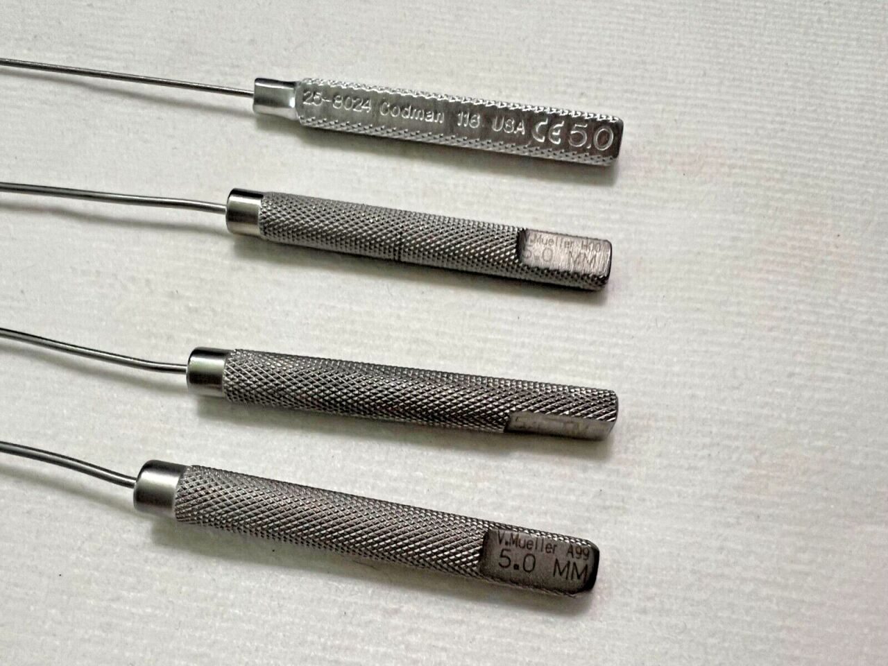 CODMAN 5.0mm DeBakey Vascular Dilators 8" Set of 4 DeBakey Vascular Dilators 5.0mm — photo 3