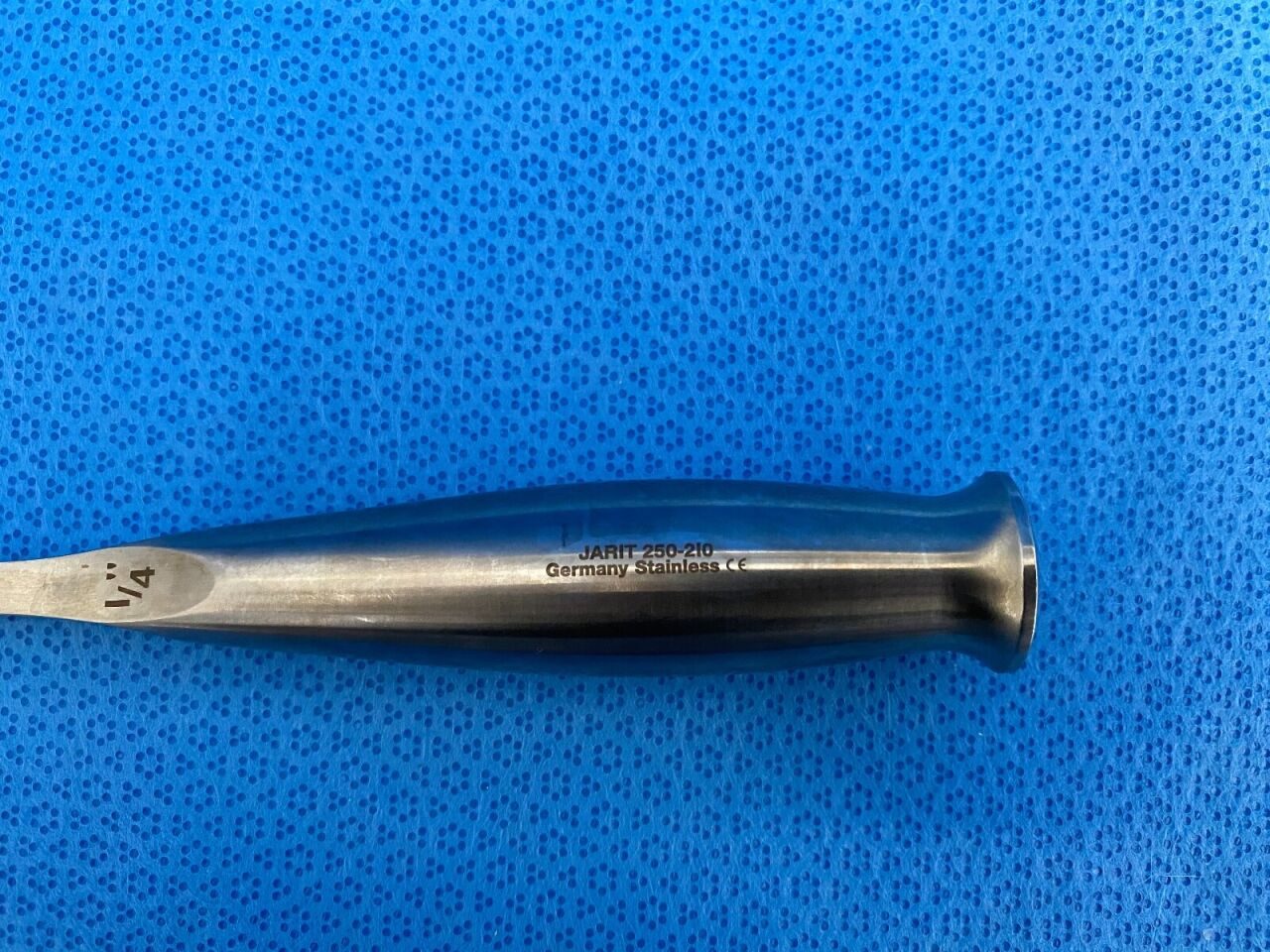 JARIT 250-210 Smith Peterson Osteotome Curved 1/4" (6mm) — photo 2